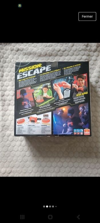 Jeux de société  Mission Escape