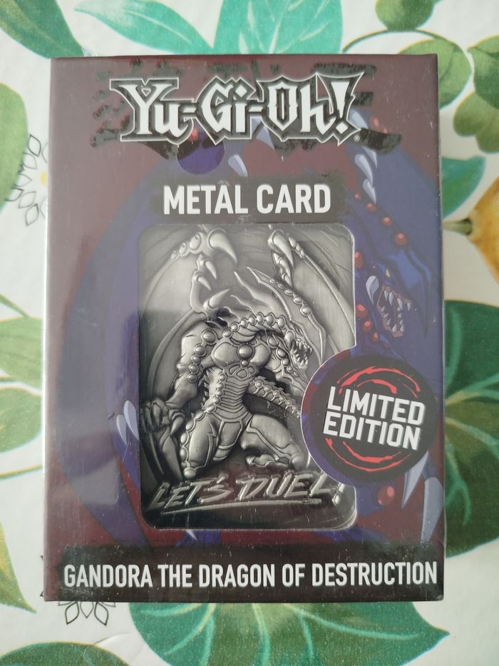 Yu Gi Oh Carte métal collector Gandora le Dragon de la Destruction