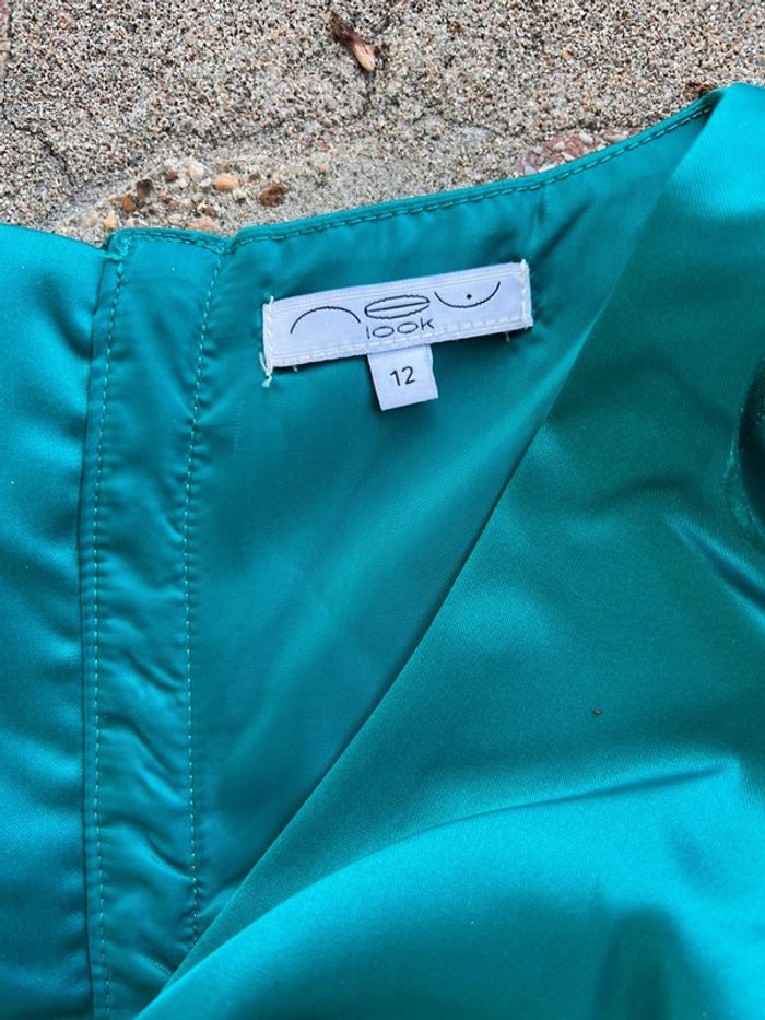 Robe de cérémonie verte taille New look taille 40 - photo numéro 2