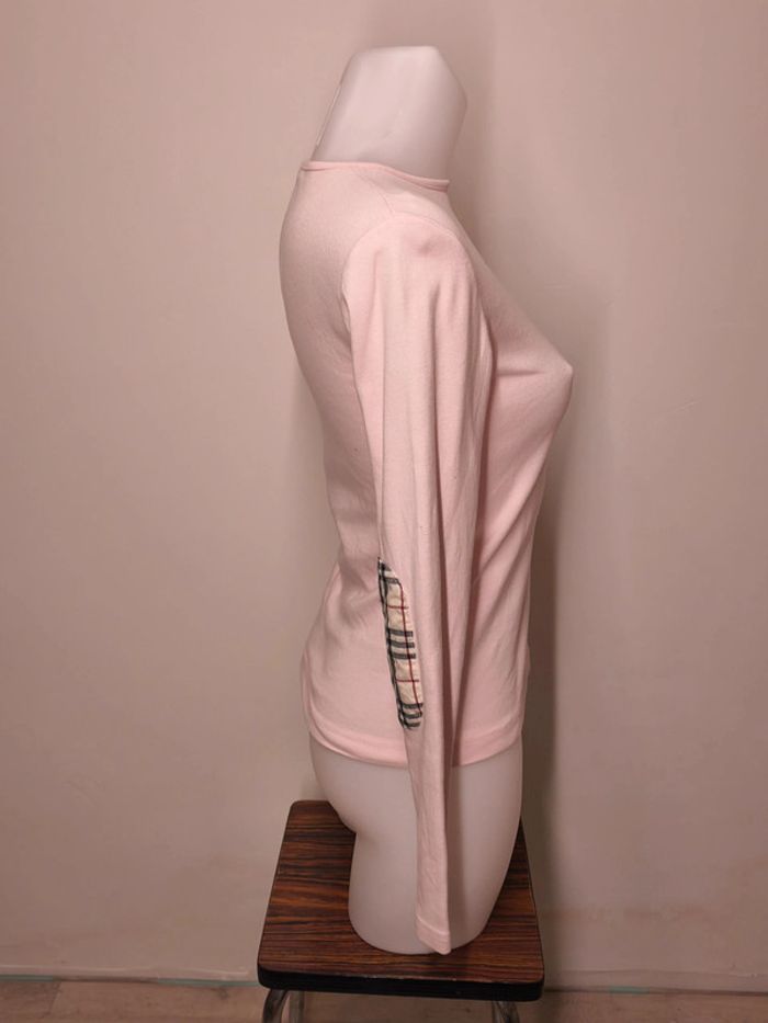 Pull Burberry London Femme Taille M Rose - photo numéro 3