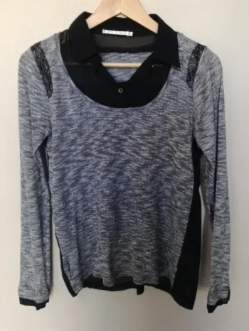 Chemise bi matière taille 36 / 38
