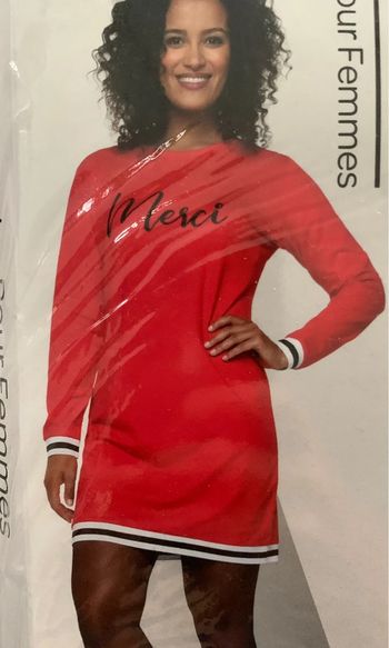 Robe  d hiver rouge  Taille M