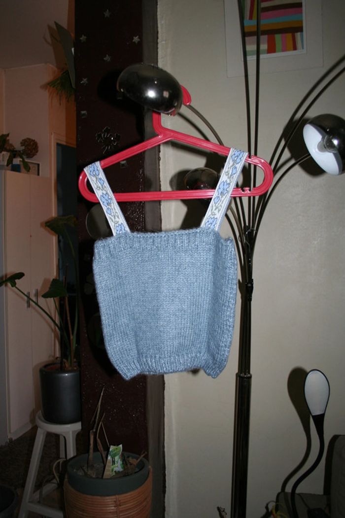 🌸Top crop maille alpaga  à broderies fleurs Taille 40 "Mango" 🌸 - photo numéro 3