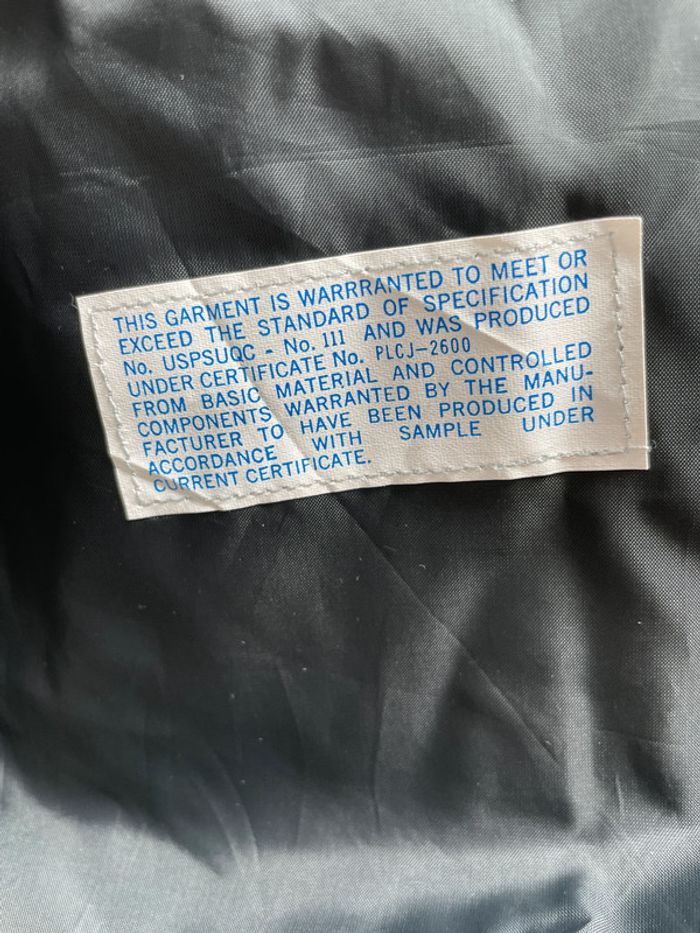 USA Mail Post Office Blue Jacket Letter Carrier Made in USA 🇺🇸 - photo numéro 15