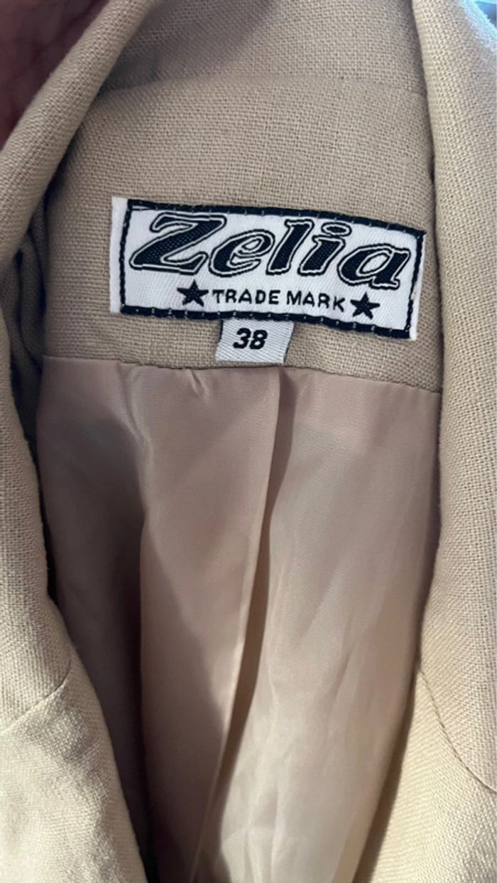 Veste tailleur en lin - photo numéro 3