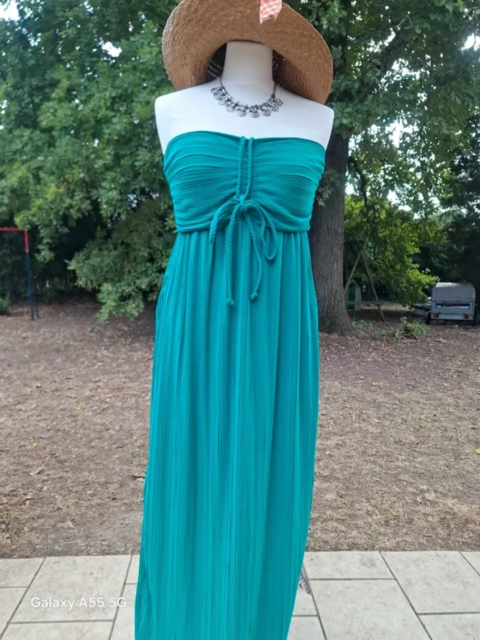 Robe longue à bustier M