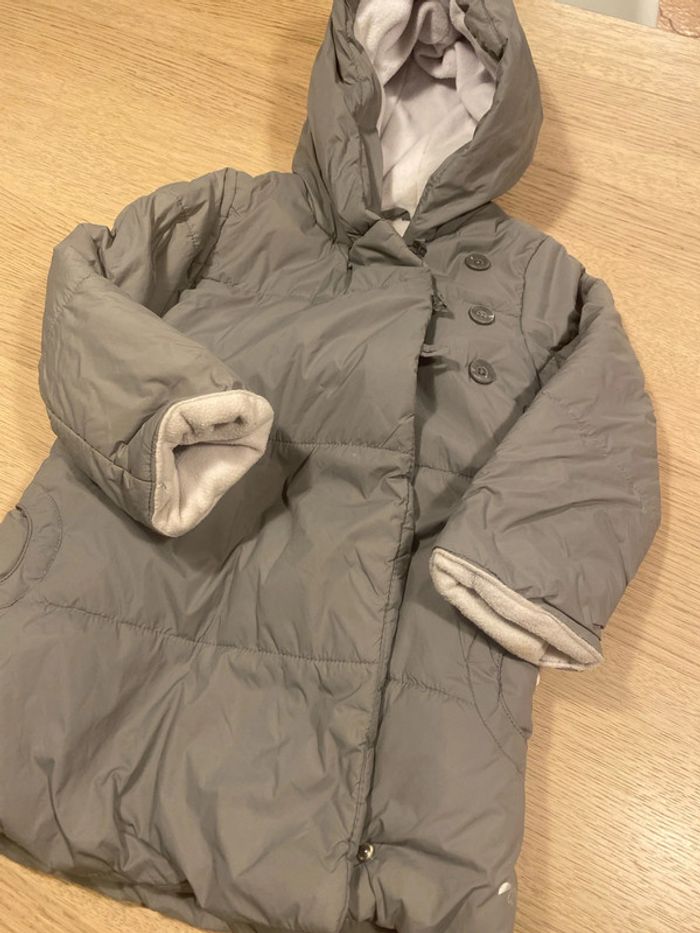 Doudoune grise Obaibi 3 ans - photo numéro 2