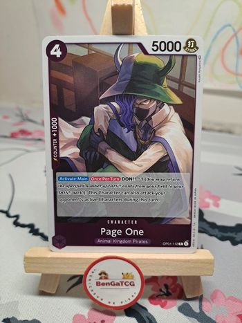 Carte Page One R OP01-112 Romance Dawn One Piece ENG🇬🇧