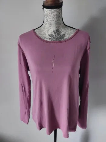 T-shirt Mayflower manches longues Rose