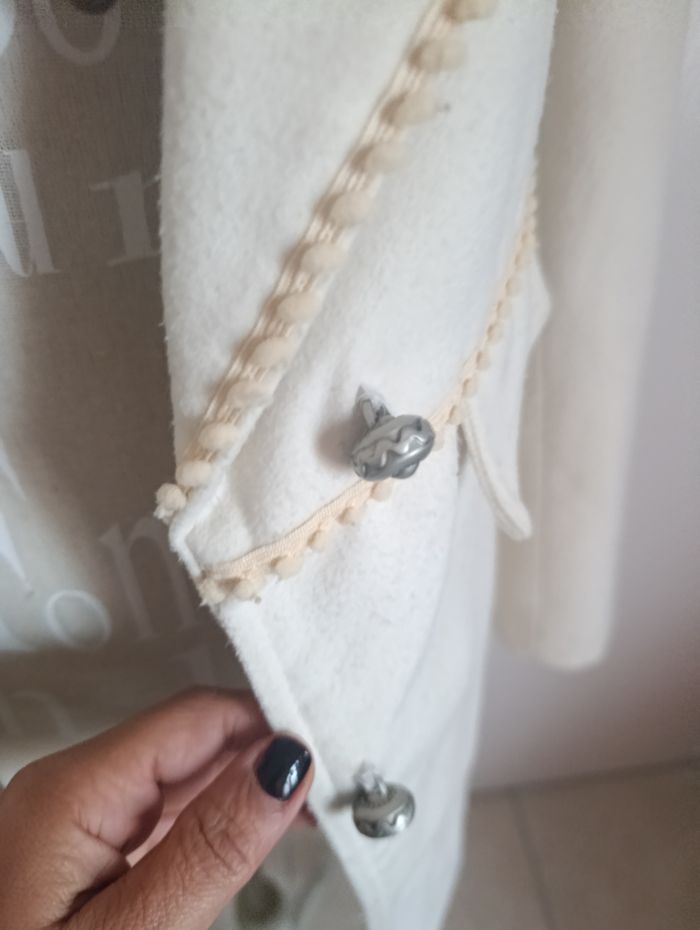 Manteau italien Rinascimento – 80% laine – Taille L (convient M) - photo numéro 4