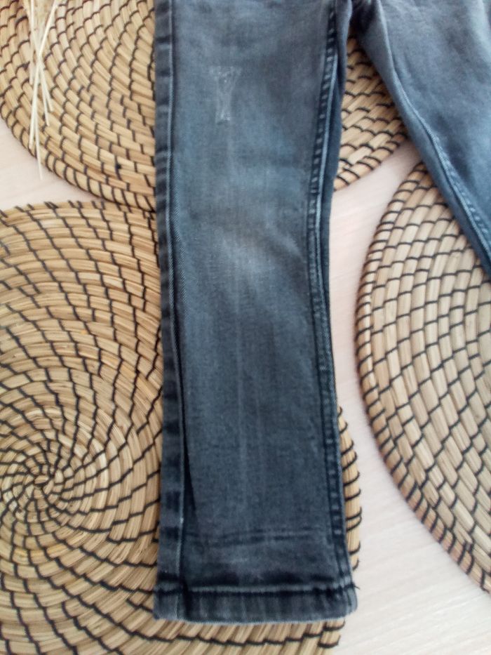 Jean gris slim TAO taille 3 ans - photo numéro 4