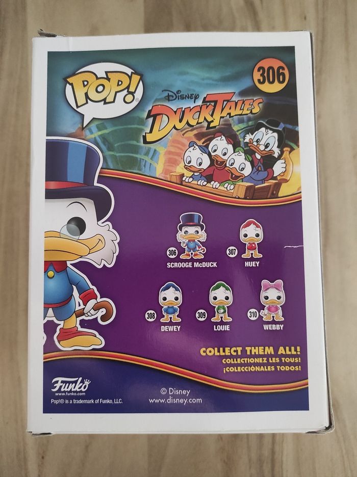 Figurine Funko pop Scrooge Mcduck 306 ( La Bande à Picsou ) - photo numéro 2