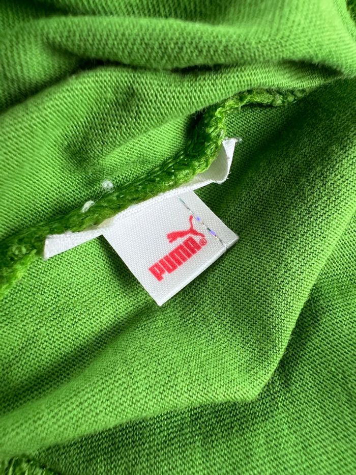 T-shirt vert clair Puma logo – Taille XXL - photo numéro 12