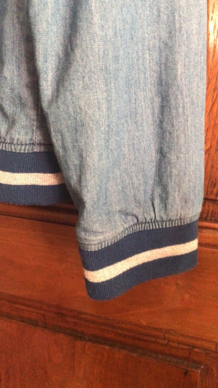 Tex veste en jean avec volants et décoration argenté taille 11 ans - photo numéro 5