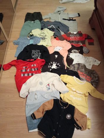 Lot de 19 articles garçon 18 mois 