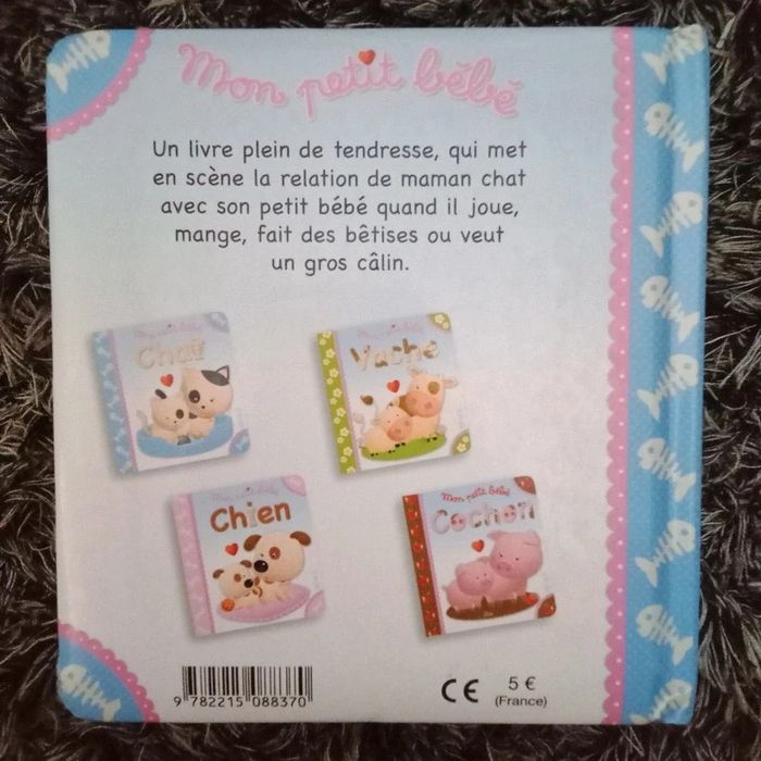 Livre bébé enfant - Mon petit bébé chat - photo numéro 2