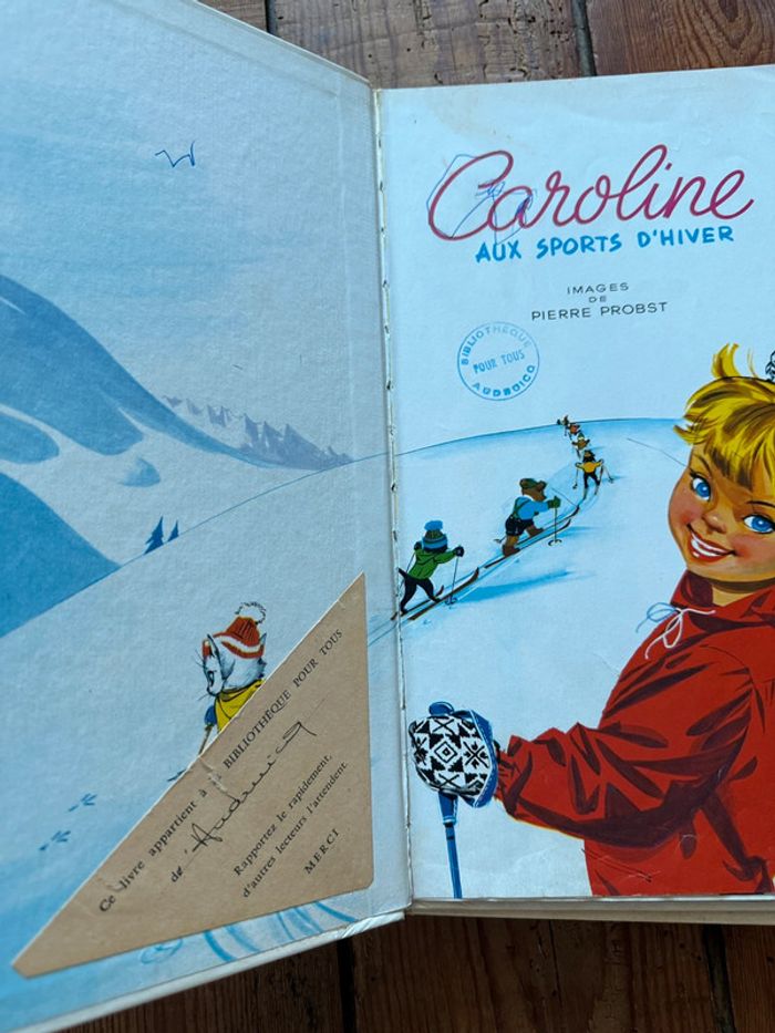État satisfaisant - Lot de 8 grands albums Hachette Caroline livre bd anciens Pierre Probst - photo numéro 11