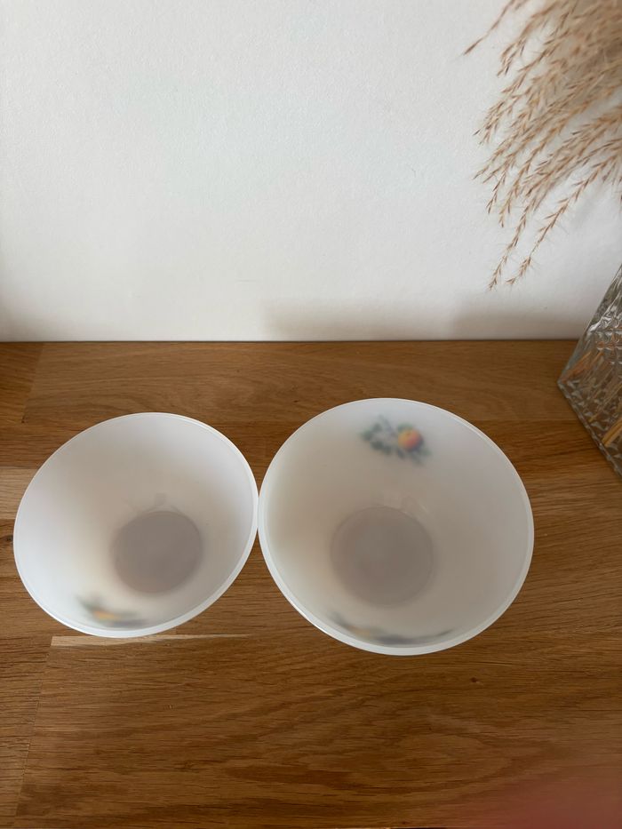 Vintage lot de 3 bols Arcopal fruits de France - photo numéro 6