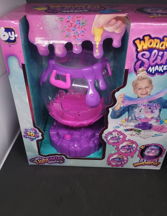 Magnifique chaudron slime fumé et lumière neuve prêt à être offert - photo numéro 4