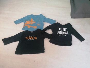 Lots 3 tee-shirt manches longue