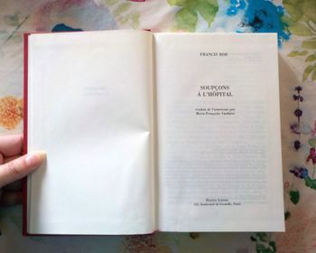 SOUPCONS A L HOPITAL de Francis ROE Ed. France Loisirs