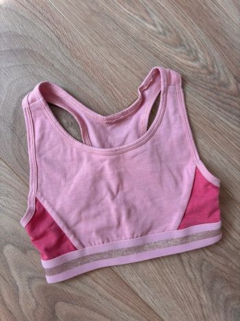 Brassière sport fille rose décathlon 8 ans