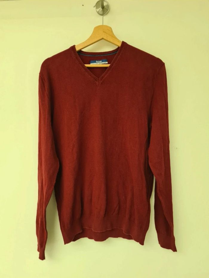 Pull fin taille M rouge - Marque Jules