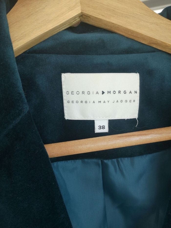 Blazer velours lisse. - photo numéro 3