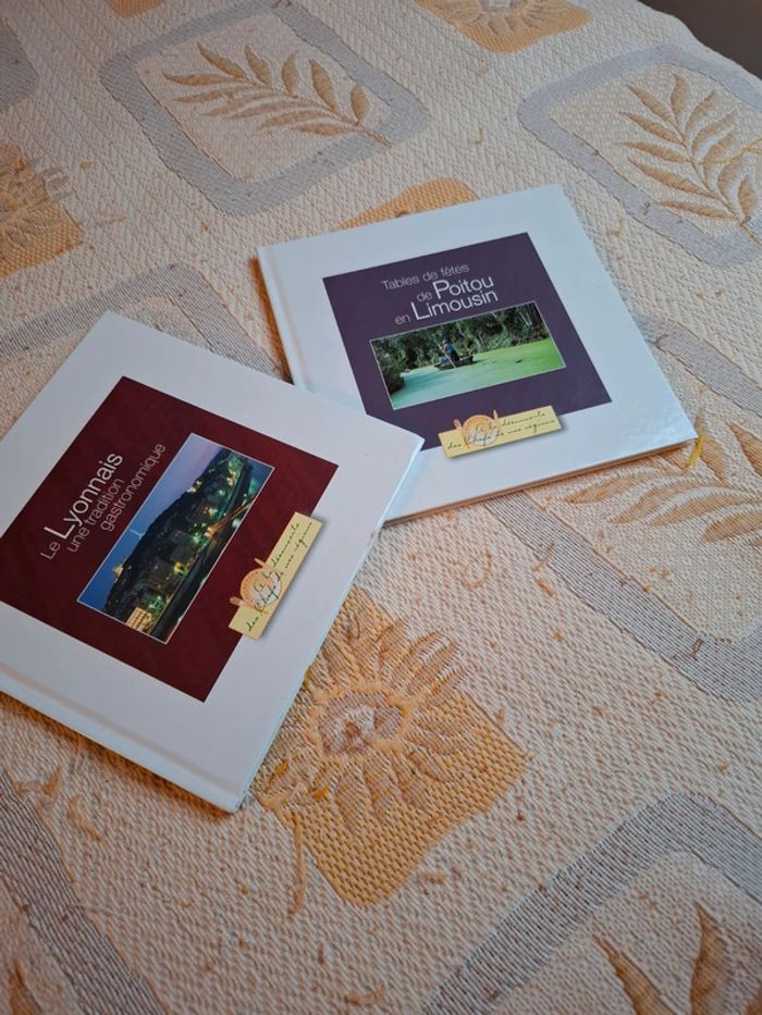 Jolie lot dex2 livres de cuisine neuf