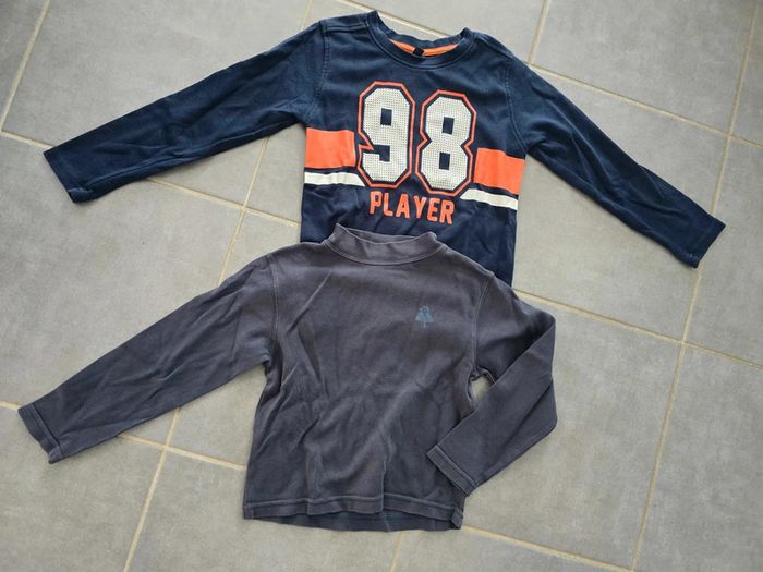 Lot de 2 tee shirts manches longues