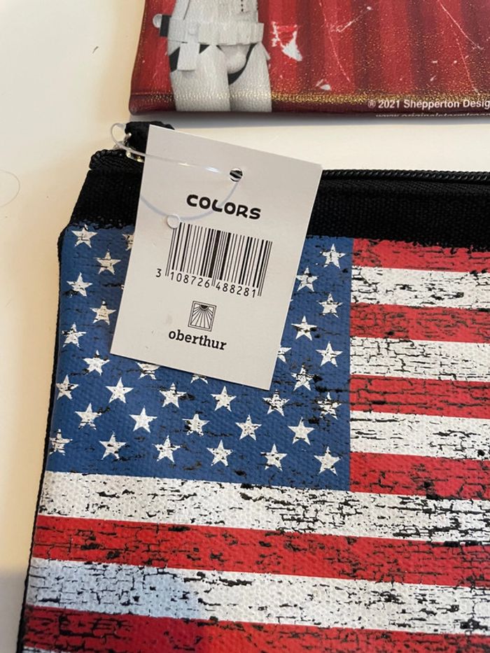 2 pochettes trousses USA et star wars - photo numéro 4