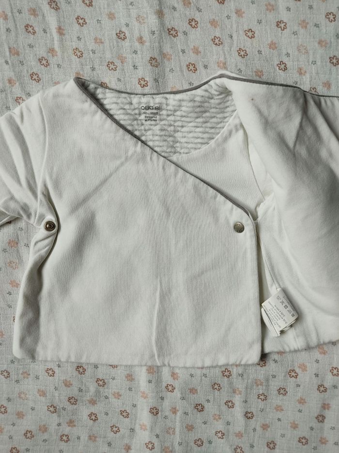 Gilet épais miste Obaïbi - Taille 6 mois - Très bon état - photo numéro 3