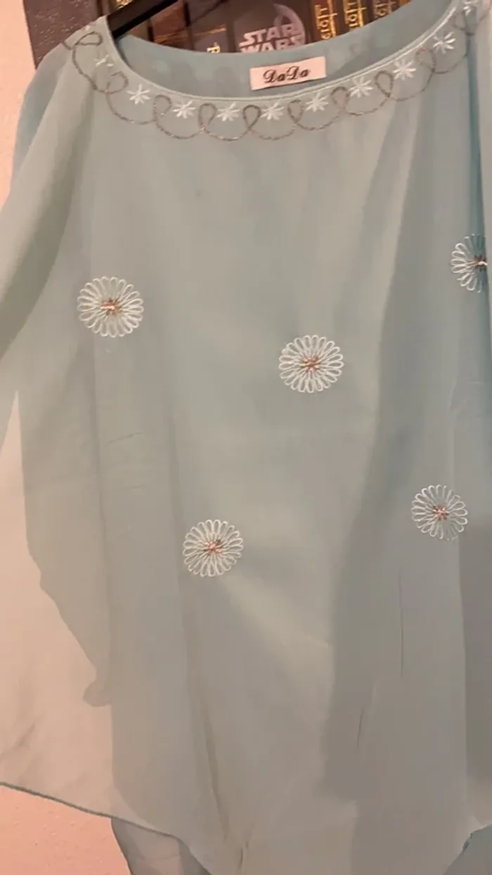 superbe tunique en pointe façon poncho DADA excellente qualité taille 50 neuve - photo numéro 4