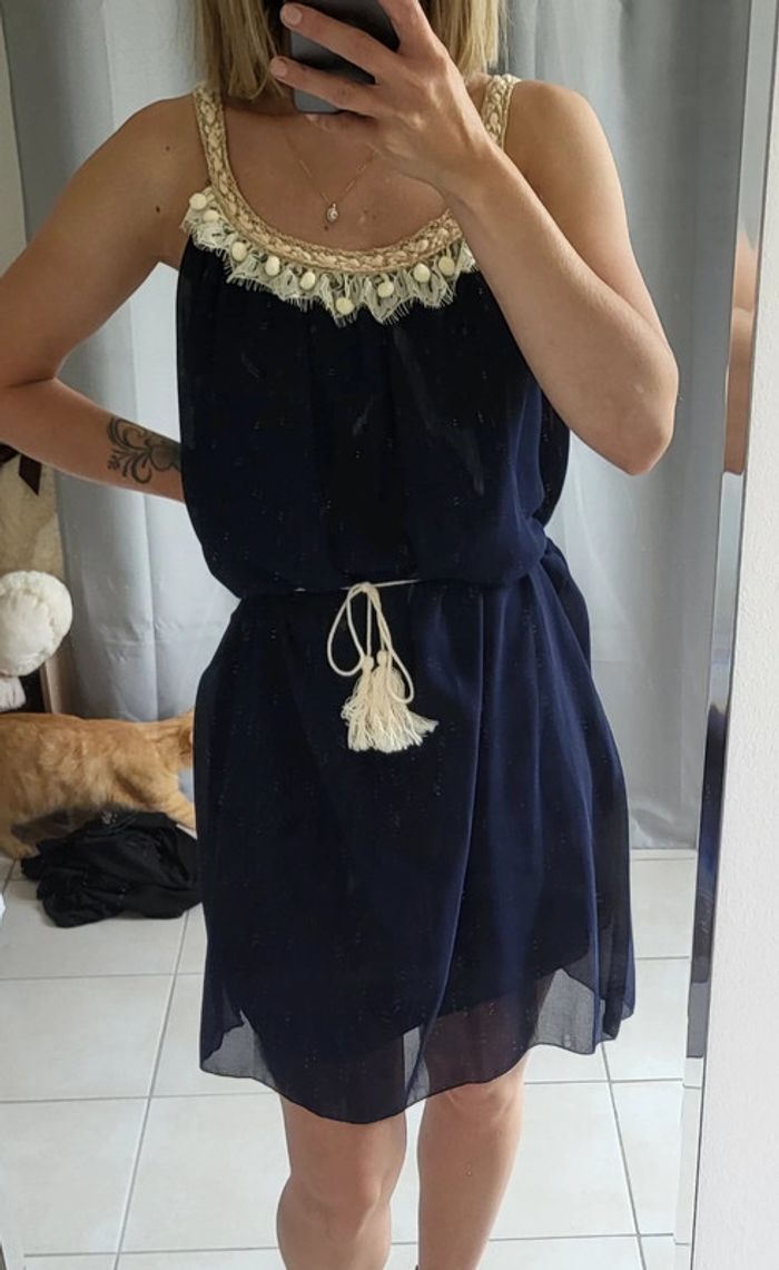 Robe bleu