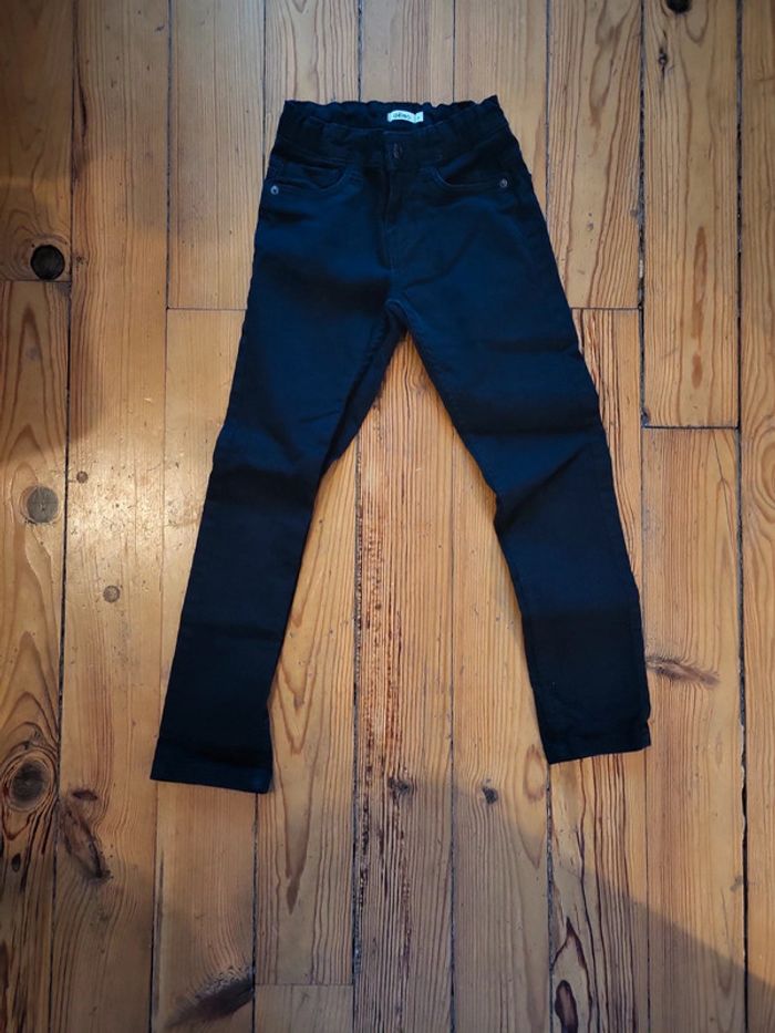 Pantalon slim noir 9 ans