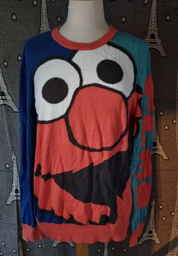 Pull Vintage Elmo (baby monster) Sesame Street taille M mixte