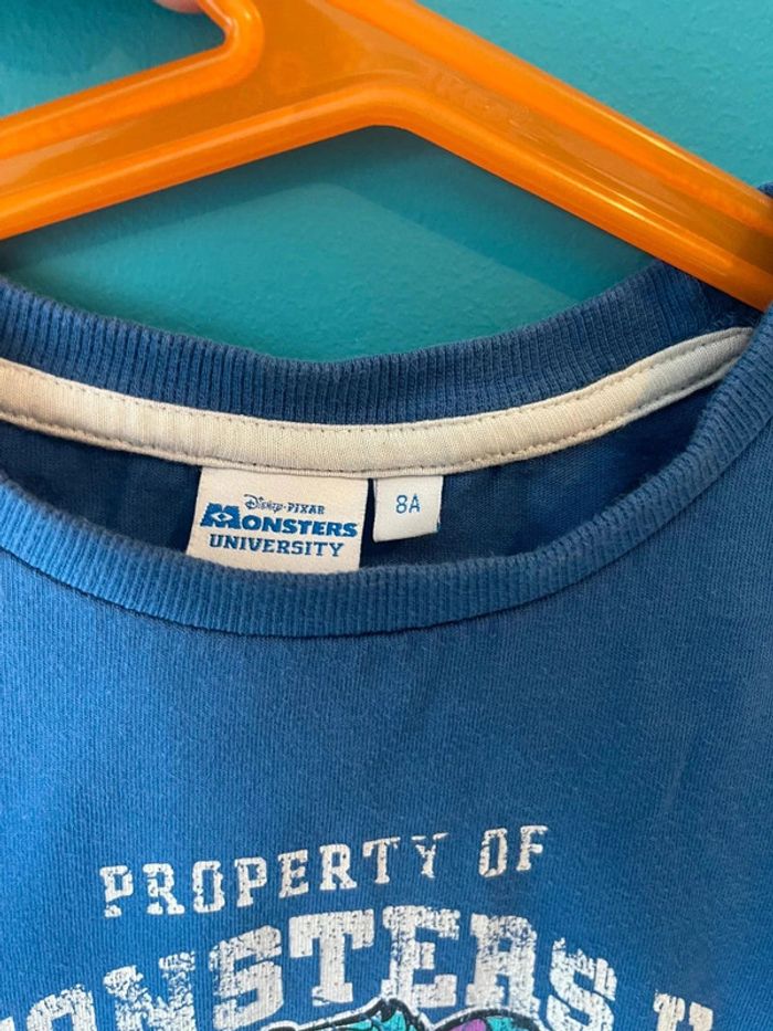 Beau t-shirt manches longues 8 ans Disney monstres et cie - photo numéro 3