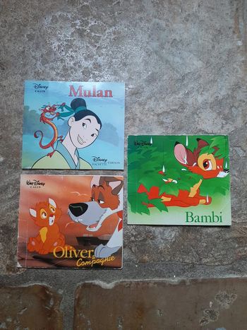Ensemble de 3 livres Disney