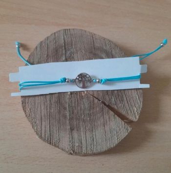 Bracelet arbre bleu