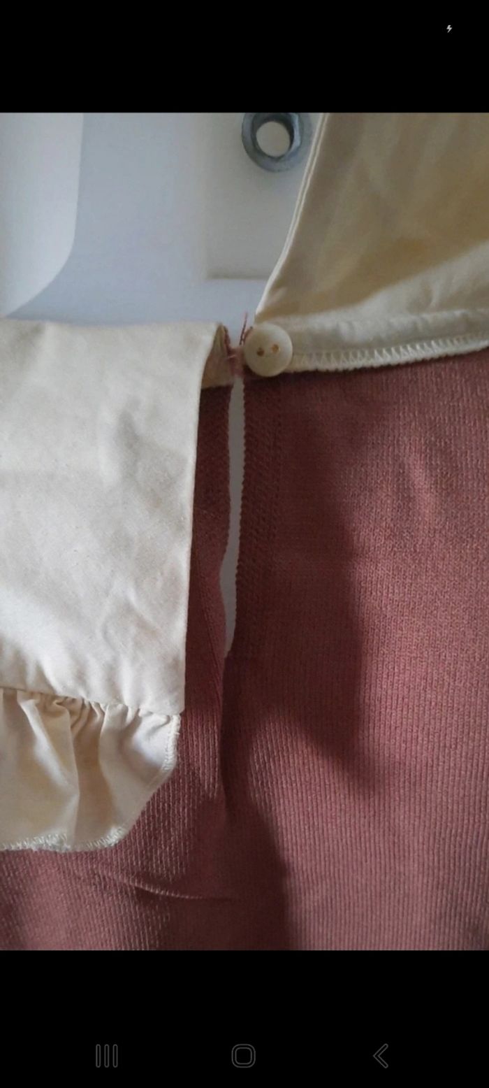 Pull manches longues avec un grand col Claudine de chez zara - photo numéro 5