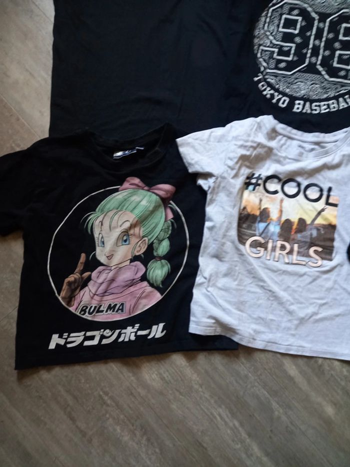 Lot de 9 tee-shirts 14 ans T.S - photo numéro 2