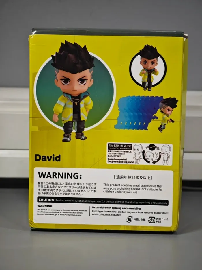 Figurine CyberPunk Edgerunners : David 10cm neuve avec boîte - photo numéro 3