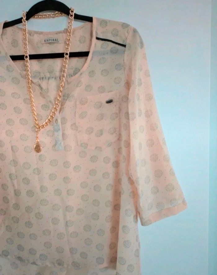 Blouse fluide avec imprimé flocon kaporal - photo numéro 2