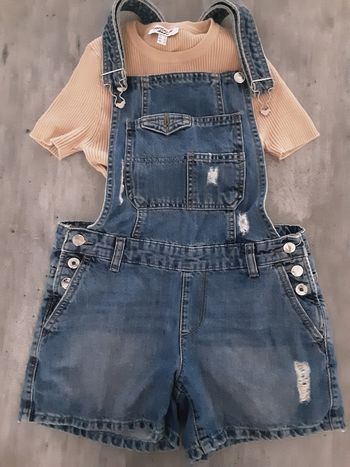 Ensemble salopette + haut