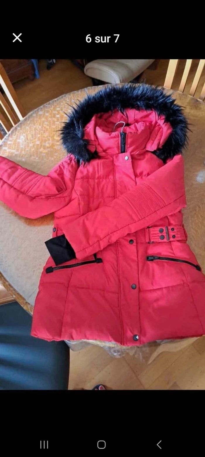 🌺 Magnifique doudoune rouge chaude 🌺 - photo numéro 3