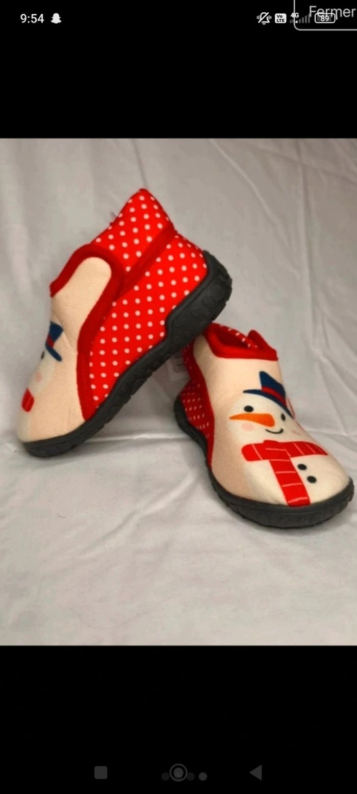Chaussons de Noël taille 27