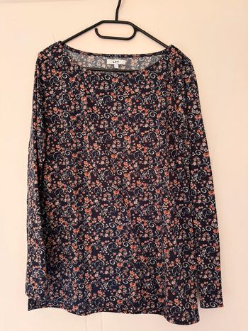 T-shirt manches longues à motifs