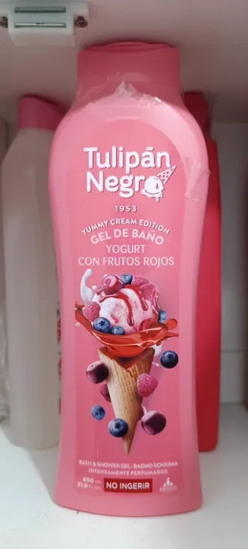 Gel douche neuf yaourt fruit rouge
