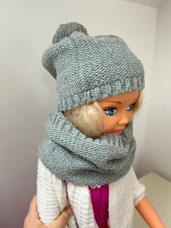 Ensemble bonnet et cache cou Monoprix kids 7-8 ans fille