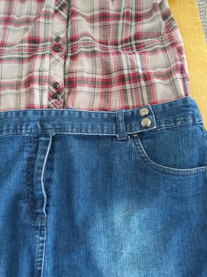 Robe chemisier/jeans - photo numéro 8